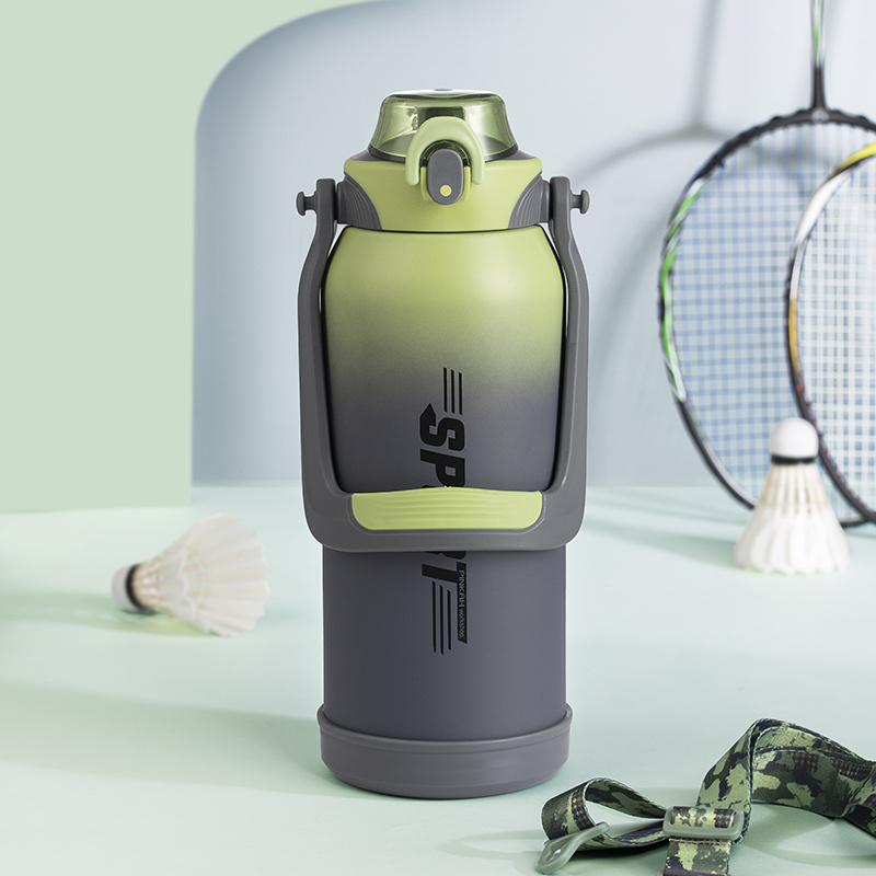 Straw 316 Stainless Steel Outdoor Sports Water Bottle - Image 9
