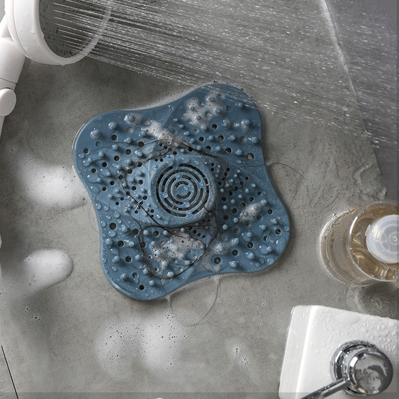 Anti-blocking With Suction Cup Anti-skid Fixed Sink Sewer Toilet Hair Filter - Image 5