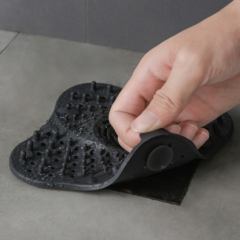 Anti-blocking With Suction Cup Anti-skid Fixed Sink Sewer Toilet Hair Filter - Image 2