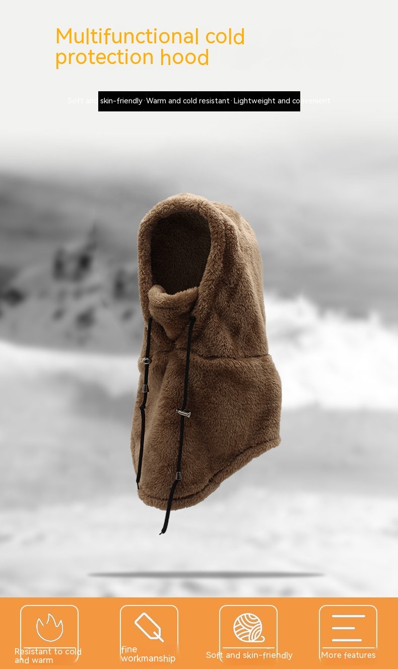 Winter Outdoors Cycling Sports Wind-proof Cap Cold Protection Thickening Scarf Hat - Image 8