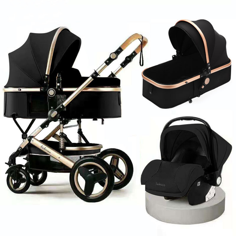 Lightweight Baby Stroller With High View Can Sit And Lie Down - Image 4