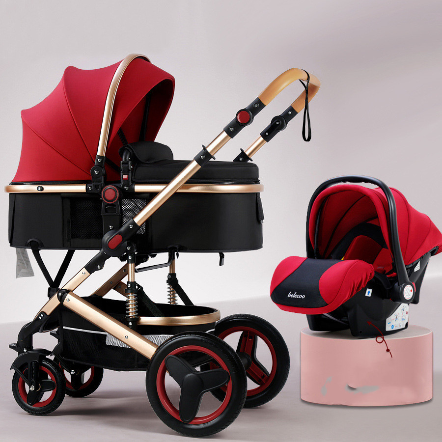Lightweight Baby Stroller With High View Can Sit And Lie Down - Image 8