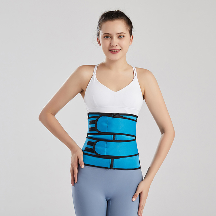 Tummy Sweat Shapewear Bodysuits Women Waist Trainer Slimming 2-3 Belts Workout Shaper Corset - Image 7
