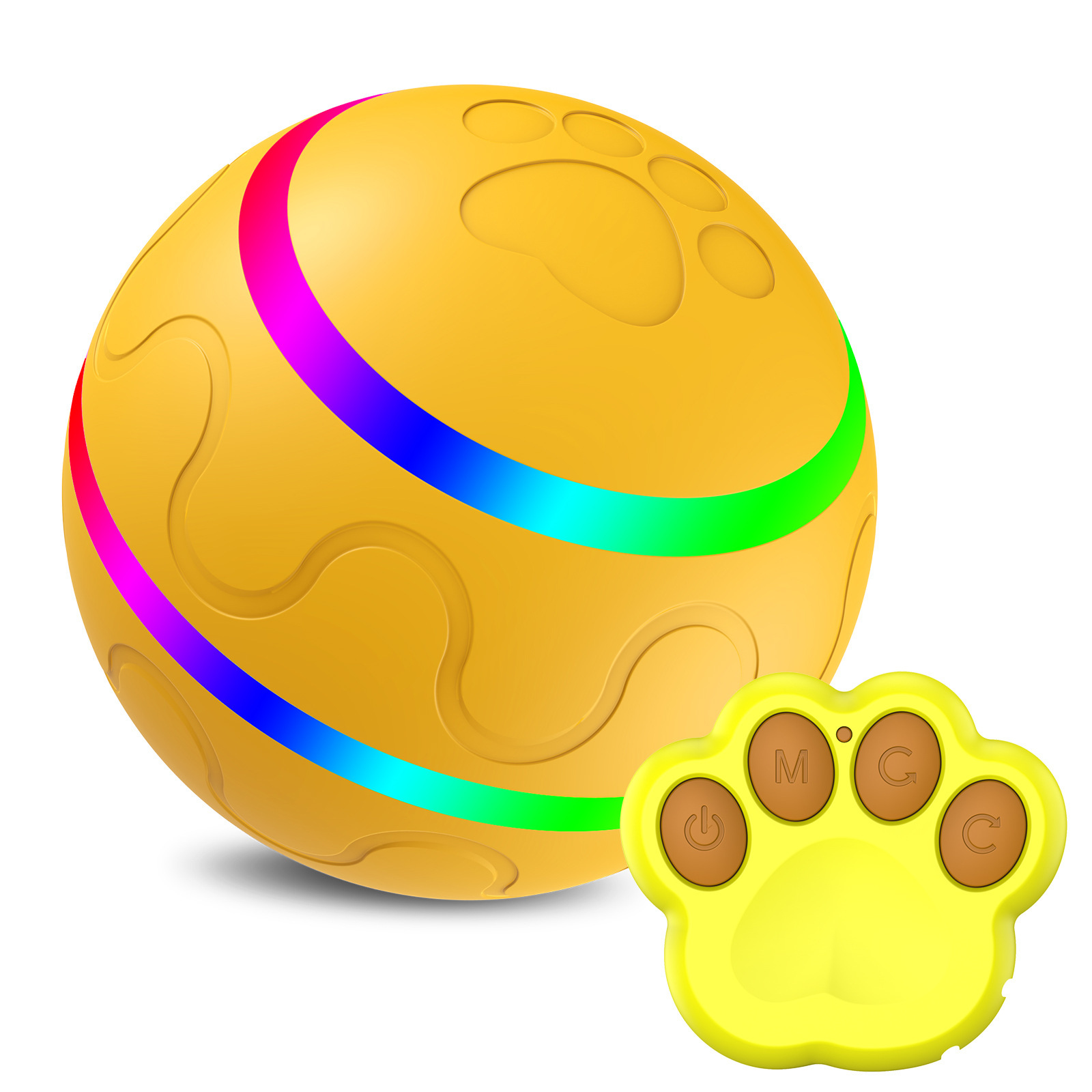 Pet New Cat Wicked Ball Toy Intelligent Ball USB Cat Toys Self Rotating Ball Automatic Rotation Ball - Image 8
