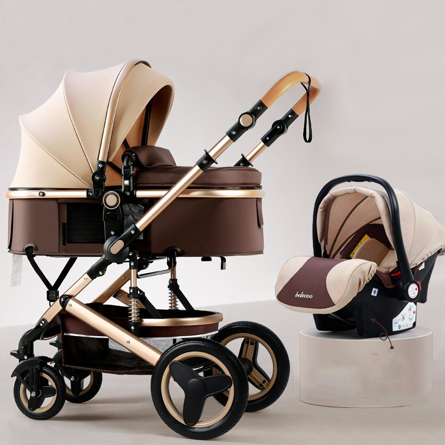 Lightweight Baby Stroller With High View Can Sit And Lie Down - Image 5
