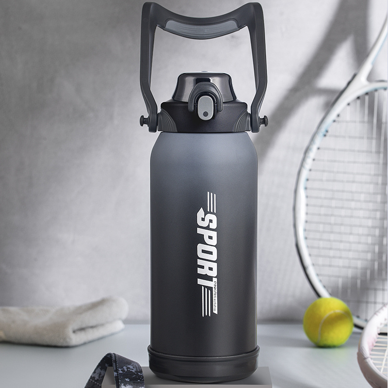 Straw 316 Stainless Steel Outdoor Sports Water Bottle - Image 6