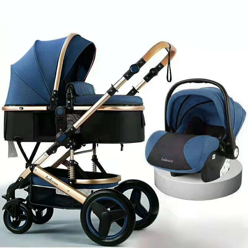 Lightweight Baby Stroller With High View Can Sit And Lie Down - Image 3