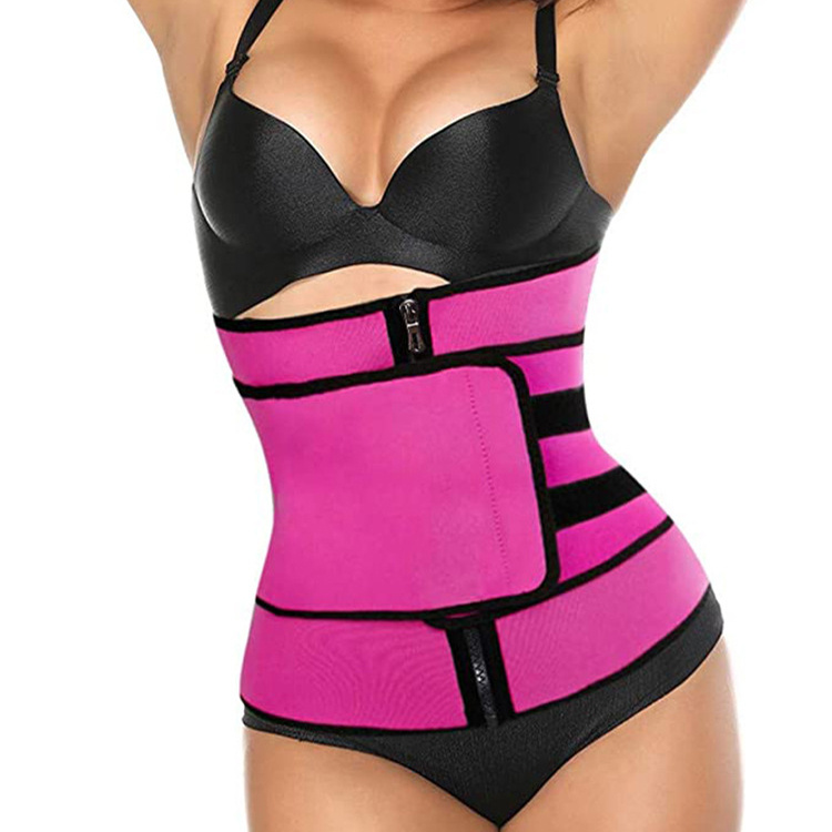 Tummy Sweat Shapewear Bodysuits Women Waist Trainer Slimming 2-3 Belts Workout Shaper Corset - Image 3