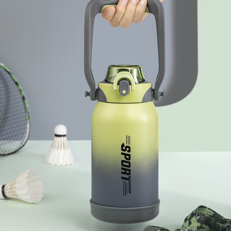 Straw 316 Stainless Steel Outdoor Sports Water Bottle - Image 4